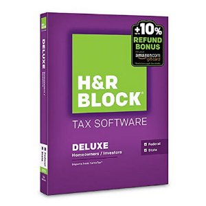 Amazon.com精选H&R Block报税软件促销