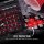CORSAIR K68 Mechanical Gaming Keyboard, Backlit Red LED, Dust and Spill Resistant - Linear & Quiet - Cherry MX Red
