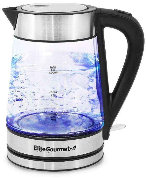 Elite 玻璃电热水壶 1.7L