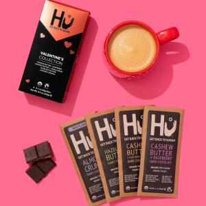 限今天：Hu Kitchen 情人节活动 榛子咖啡黑巧克力4板$20.8