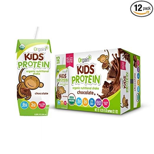 儿童有机营养奶昔，巧克力口味，8.25盎司，12盒