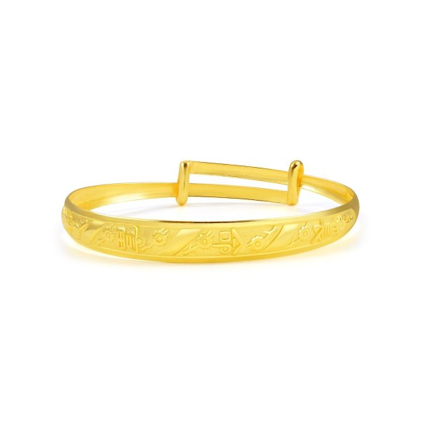 Chinese Gifting Collection 999.9 Gold Bangle(4921-WT-0.1540) | Chow Sang Sang Jewellery