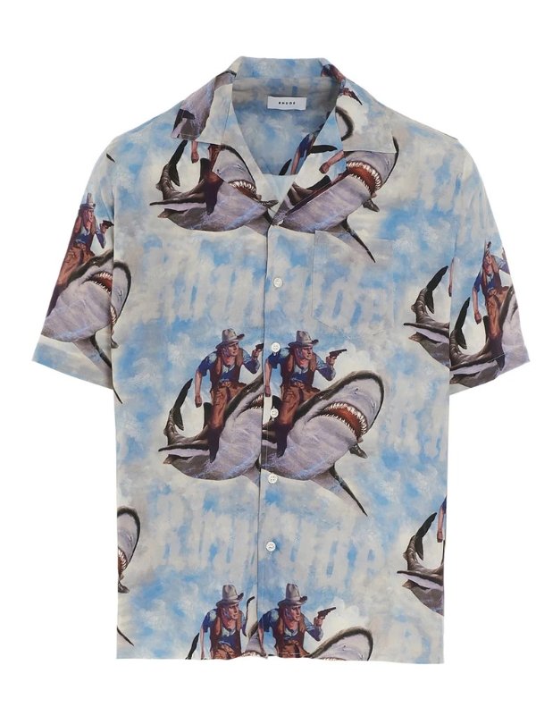 Shark Vacation 短袖衬衫