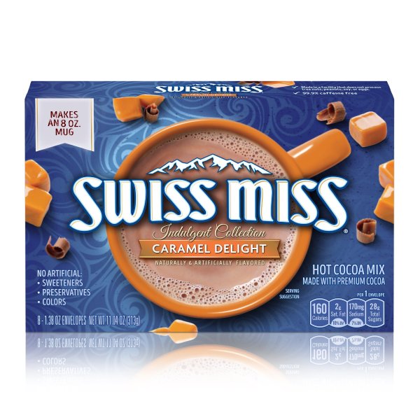 (6 Pack) Swiss Miss Caramel Delight Hot Cocoa Mix Envelope, 8 count