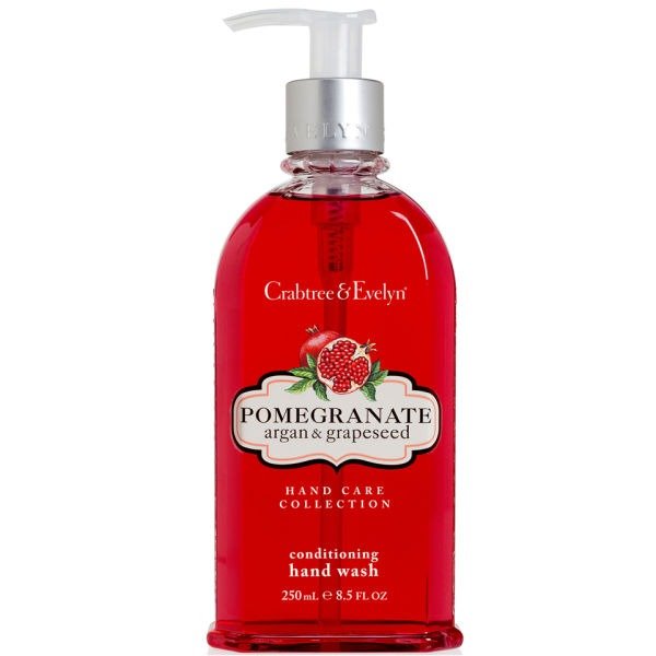 Crabtree & Evelyn Pomegranate, Argan and Grapeseed Conditioning Hand Wash (250ml)