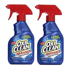 OxiClean Max Force Laundry Stain Remover Spray, 12 Ounce (Pack of 2)