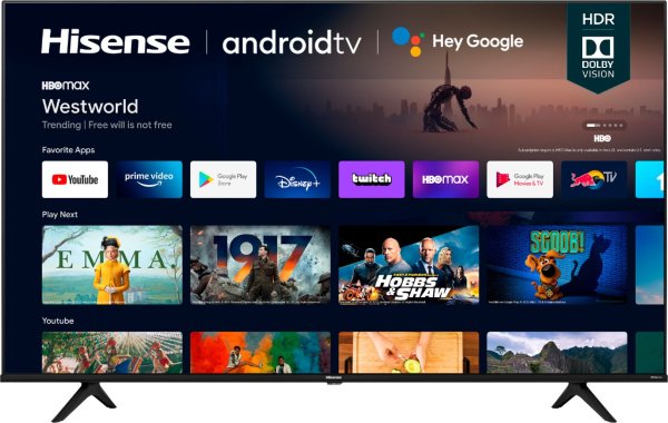 Hisense 70" A6G 4K HDR Android TV 智能电视