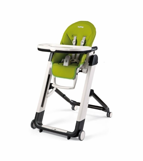 Siesta 婴儿高脚四轮移动餐椅 苹果绿