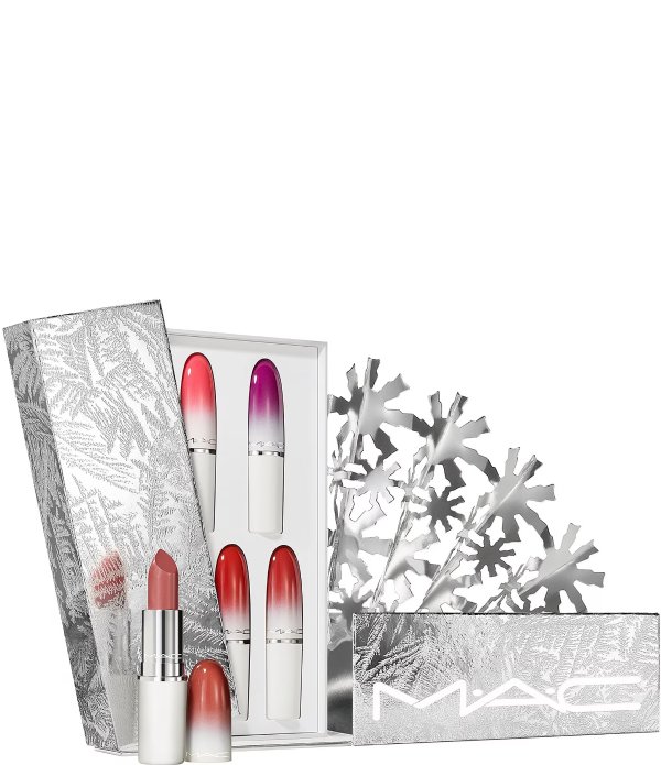 Frostbitten Kiss Lustreglass Lipstick 5 Piece Gift Set