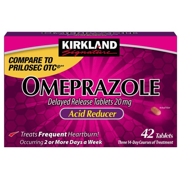 Omeprazole 20 mg., 42 Tablets