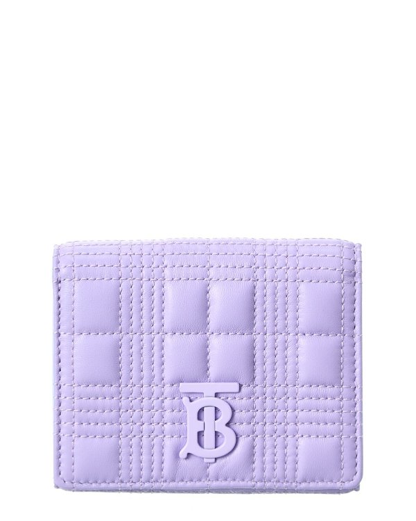 Lola Quilted Leather French Wallet