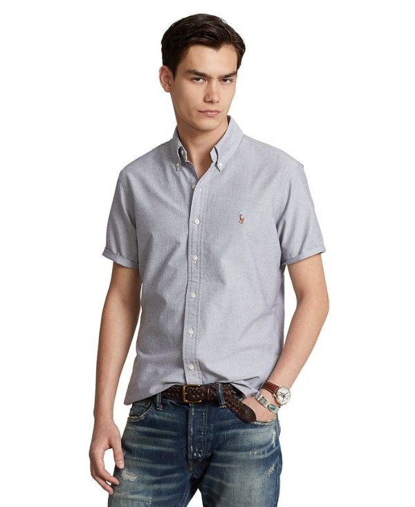 Men's Classic-Fit Short-Sleeve Oxford Shirt
