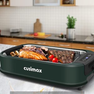 史低价：CUSIMAX 便携式室内无烟电烤炉