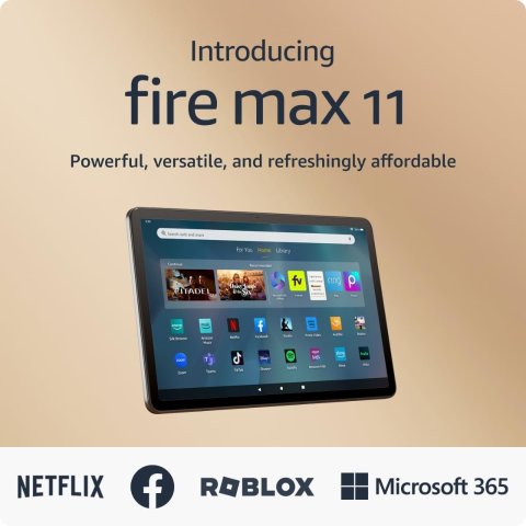 新品首降：Amazon全新Fire Max 11平板电脑发布$149.99起