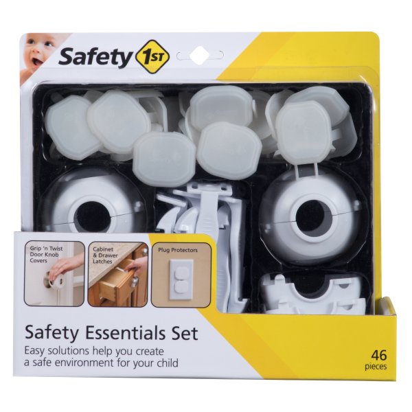 Safety Essentials Childproofing Kit (46 pcs), White