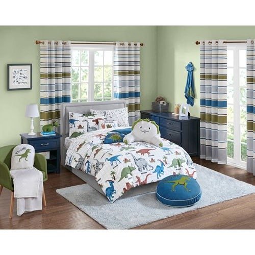 Dusty The Dino 2-Pc. Twin Comforter Mini Set, Created for Macy's