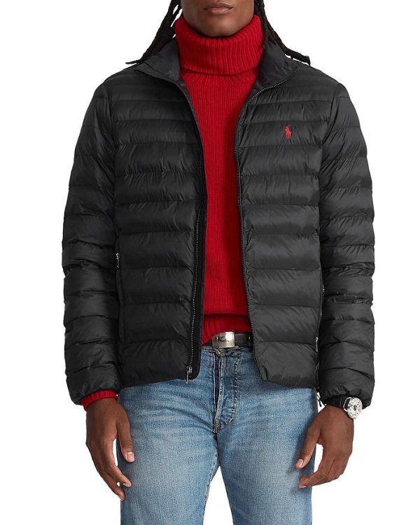 Nylon Packable Quilted Jacket
