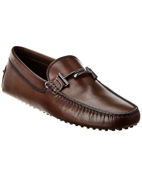 TOD’s Classic Double T Leather Loafer