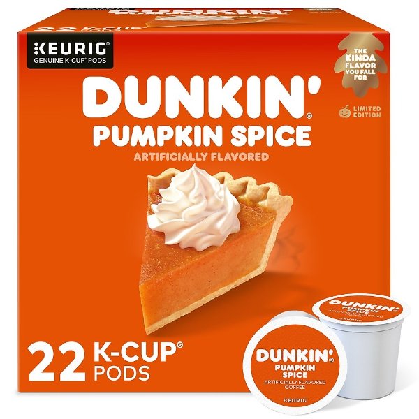 Pumpkin Spice Coffee Keurig® K-Cup® Pods, Light Roast, 22/Box (5000202812)
