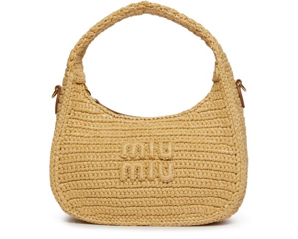 ハンドバッグ MIU MIU RAFFIA MIU MIU HANDBAG Miu Miu Raffia Bags for Women | Mytheresa