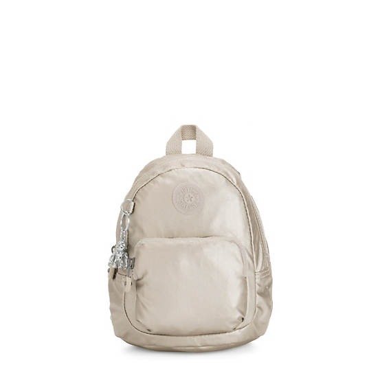 Convertible Metallic Mini Backpack