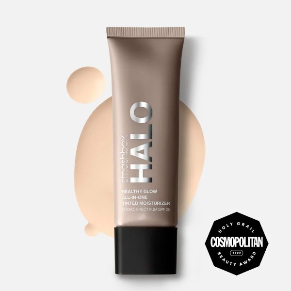 Halo Healthy Glow All-In-One Tinted Moisturizer Broad Spectrum SPF 25 with Hyaluronic Acid | Smashbox