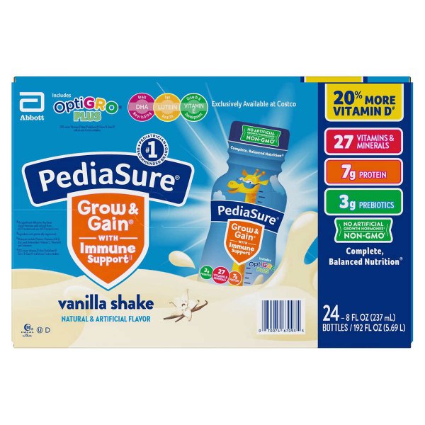 PediaSure OptiGRO Kids Shake 8 fl oz., 24-count