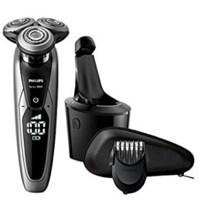 Philips Series 9000 Wet and Dry Men's Electric Shaver S9711/31 with SmartClean Plus System & Beard Trimmer