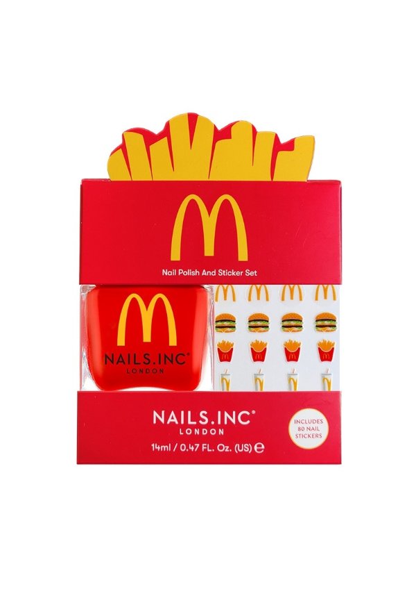 Nails.INC X McDonald's 薯条套餐