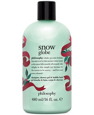 Snow Globe Shampoo, Shower Gel & Bubble Bath, 16-oz.