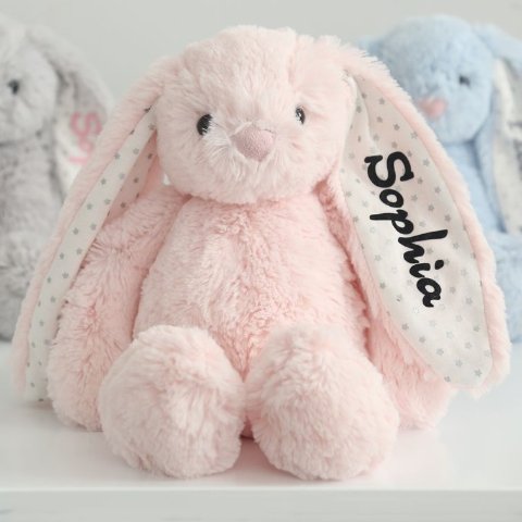 My 1st YearsPersonalized Pink Bunny Soft Toy