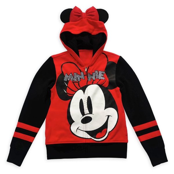 Minnie Mouse Zip-Up Hoodie for Girls | shopDisney