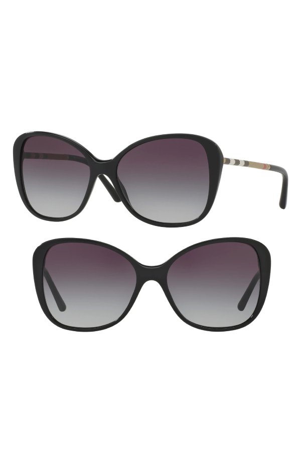 57mm Butterfly Sunglasses