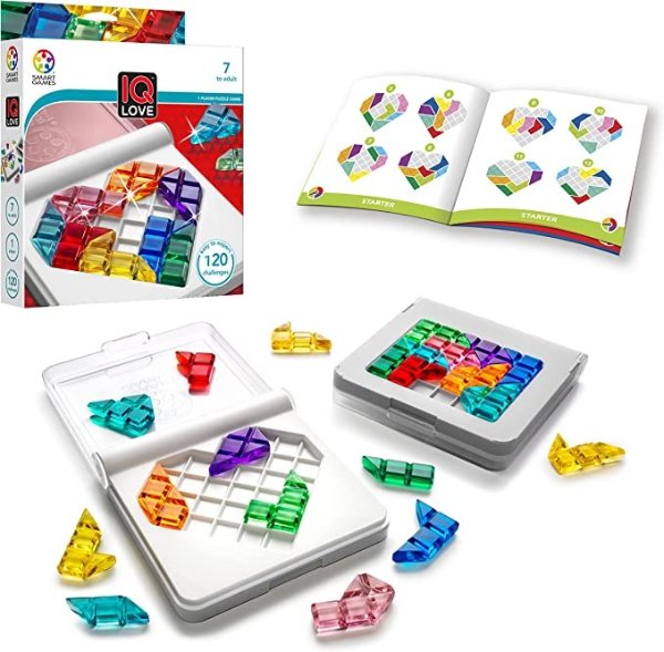 IQ Love Travel Puzzle Game with 120 Challenges for Ages 7 - Adult