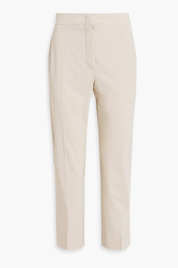 Felix cropped wool-blend crepe tapered pants