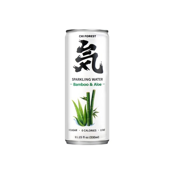 Genki Forest Sparkling Water Bamboo & Aloe Flavor 330ml