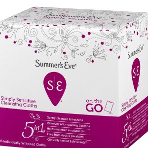 Summer's Eve Cleansing Cloths 16 Count Pack of 3