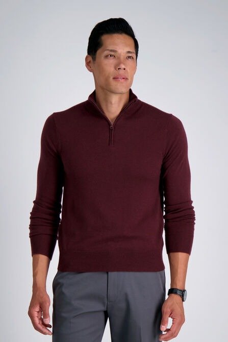 Long Sleeve Zip Sweater