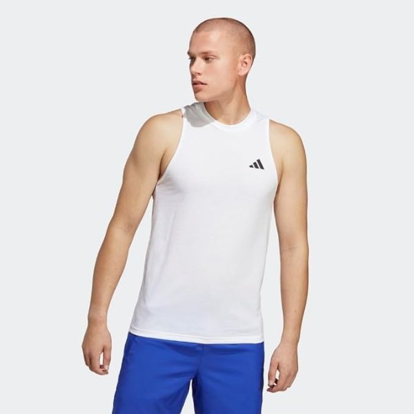 adidas Men's Training Essentials Feel Ready Logo Sleeveless T-Shirt