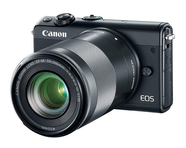 EOS M100 + 15-45mm + 55-200mm 无反相机套装