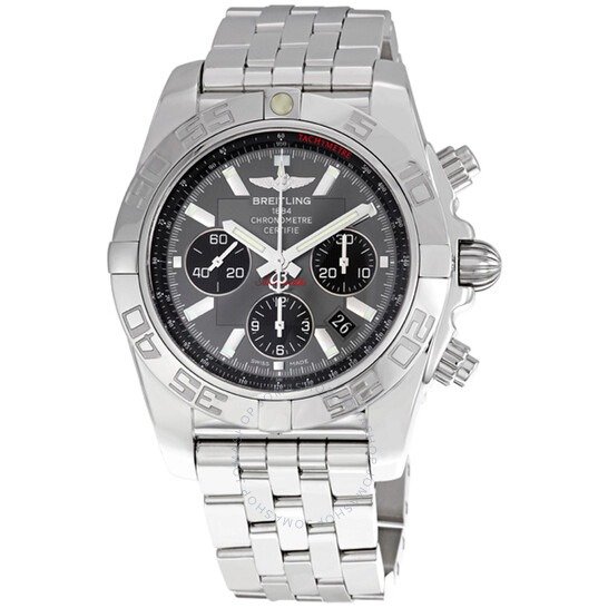 Chronomat 44 Grey Dial Stainless Steel Men's Watch AB011012-F546SS