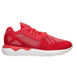 Adidas Originals 阿迪达斯三叶草 Tubular 系列男士红色休闲跑鞋