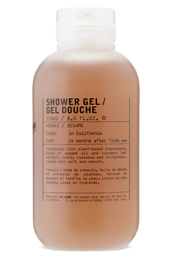 Shower Gel Cleanser – Hinoki, 8.5 oz