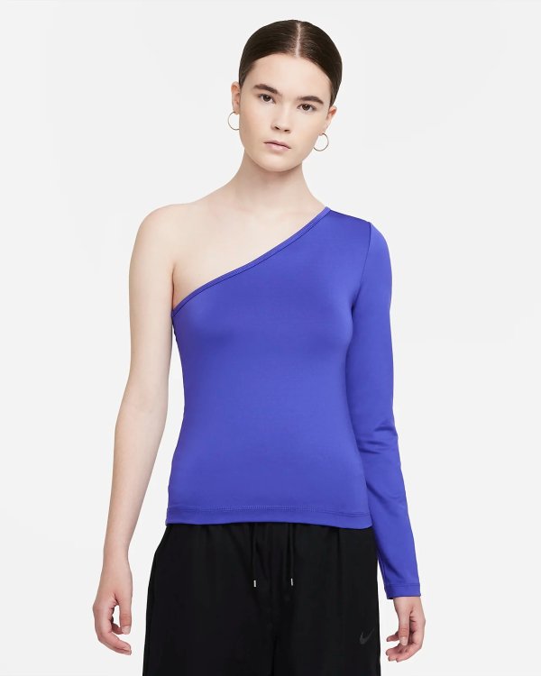 Sportswear Women's Asymmetrical Long-Sleeve Top..com