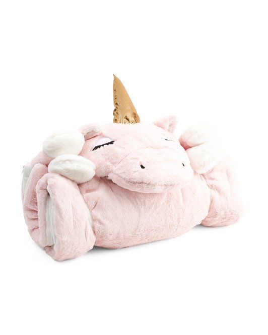 Unicorn Plush Sleeping Bag