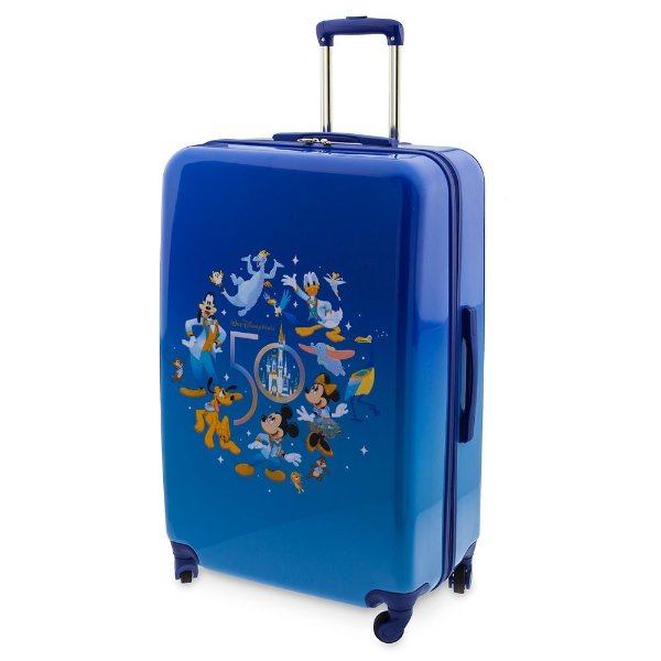 Walt Disney World 50th Anniversary Rolling Luggage – Large | shopDisney