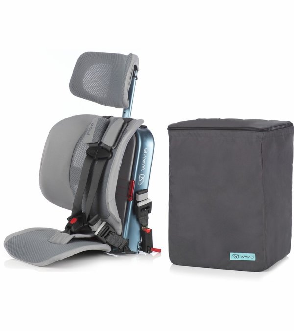 WAYB Pico Forward Facing Travel Car Seat + Travel Bag - Ocean