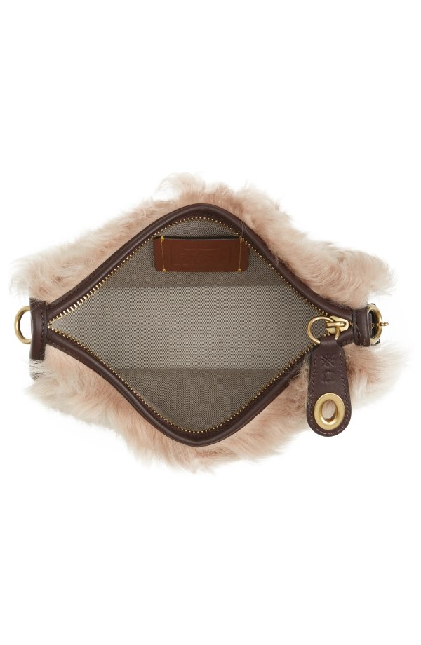Original Leather and Genuine Shearling Handbag