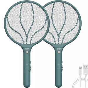 Endbug 2 Pack Rechargeable Fly Swatter Racket