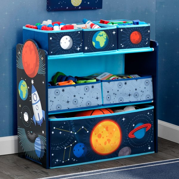 Space Adventures Design and Store Toy Organizer